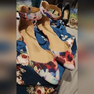 Formal floral flats DREAM PAIRS